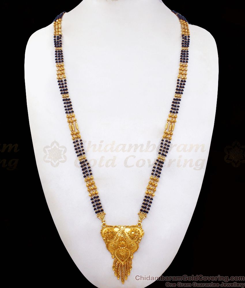 Two Gram Gold Mangalsutra Haaram Perfect Married Women Collections HR2276