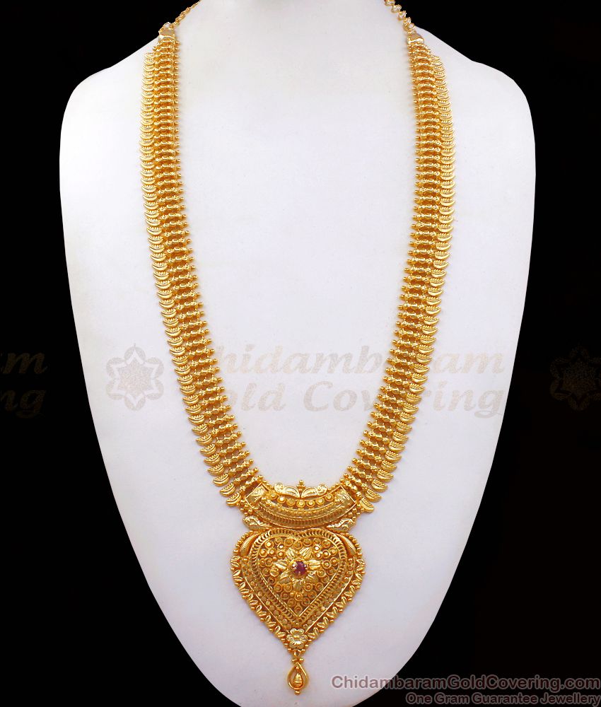 Buy Online 1 Gram Gold Plated Long Haram Heart Design HR2277 Buy Online 1 Gram Gold Plated Long Haram Heart Design HR2277