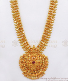 South Indian Traditional Gold Imitation Haram Design HR2282 South Indian Traditional Gold Imitation Haram Design HR2282