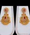 Gorgeous Zircon Stone Gold Plated Haram Earring Combo HR2302