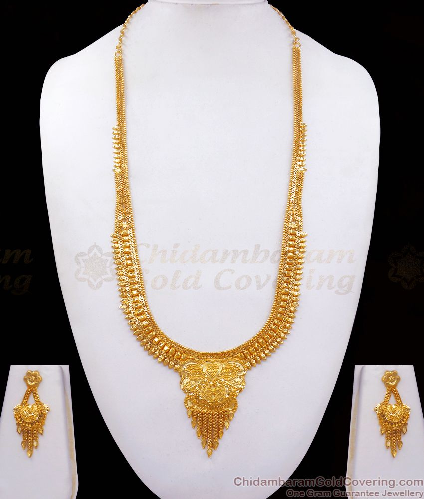 Look Like Real Gold Haram Kalkata Pattern Earring Combo Set HR2317