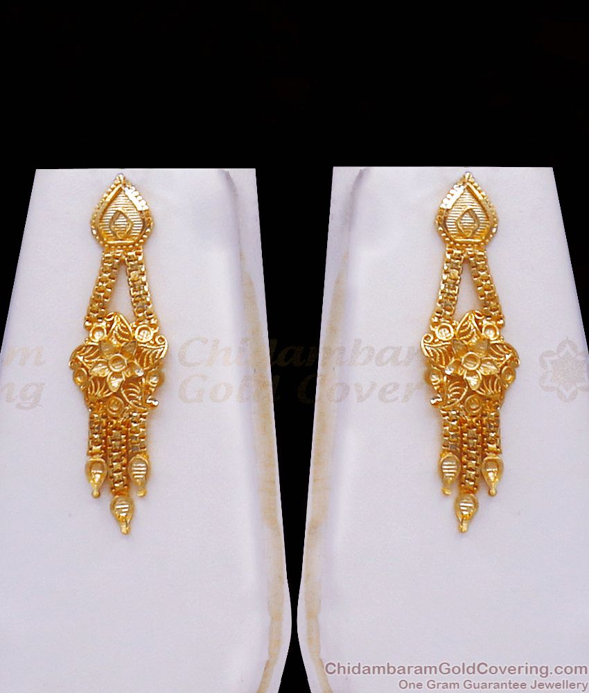 Function Wear 1 Gram Gold Haaram Earring Combo HR2319