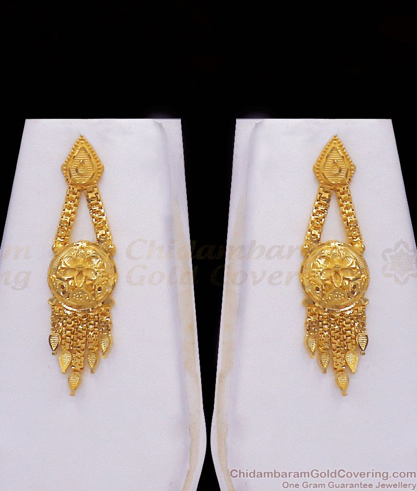 Buy Online One Gram Gold Haram Earring Combo HR2320