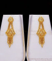 Bridal Gold Forming Haram Necklace and Earring Combo HR2321