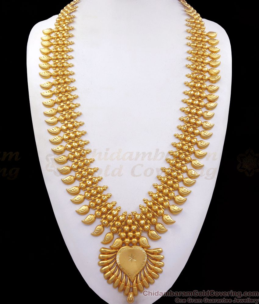 30 Inch Long Gold Haram Forming Design Bridal Collection HR2328