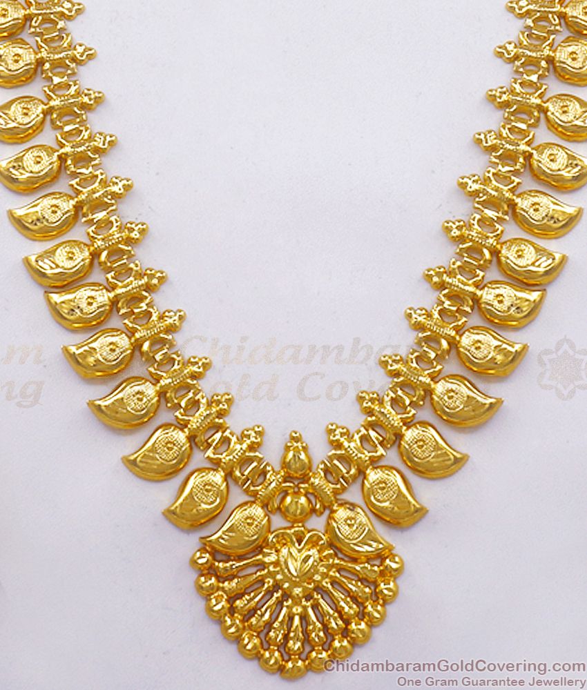 24k Gold Kerala Haaram Bridal Collection For Women HR2338