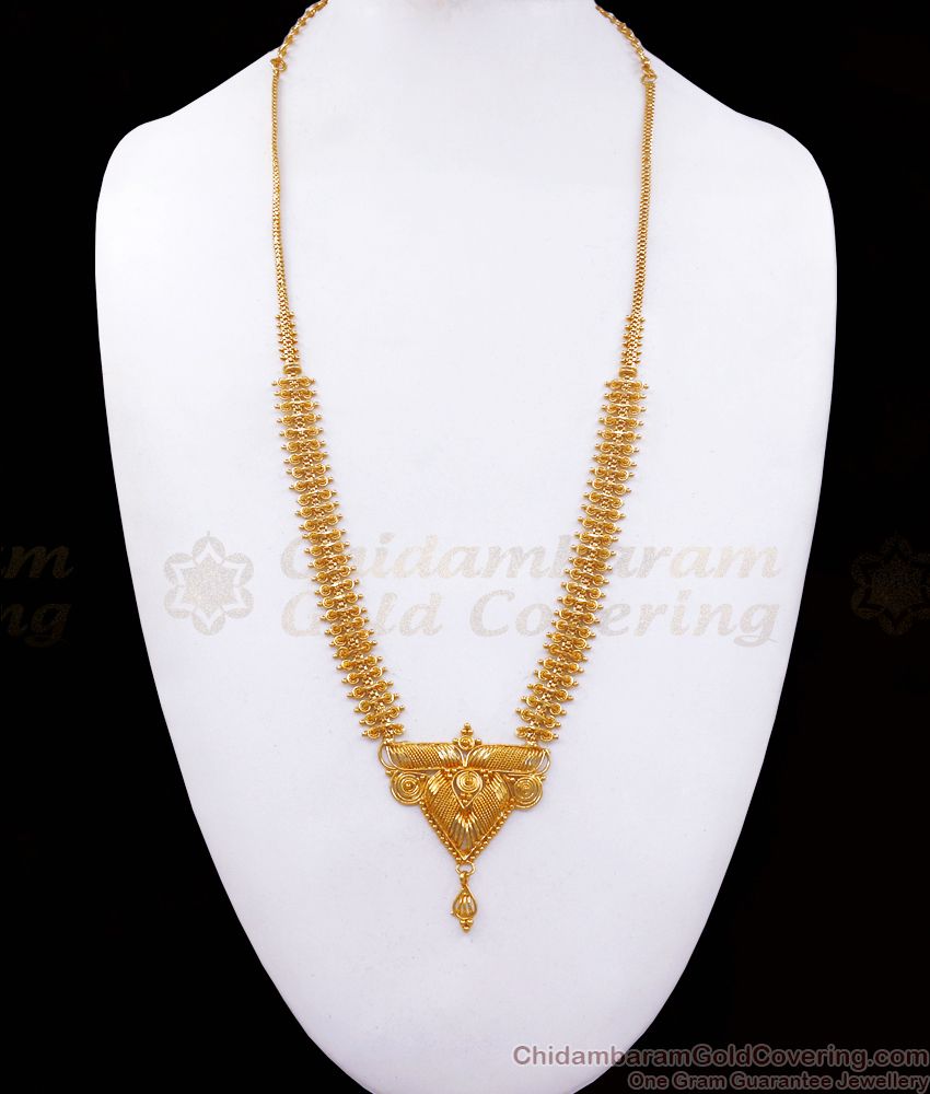 New Kolkata Gold Plated Haaram For Women Jewelry Collection HR2347
