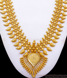30 Inch Long Forming Haram 2 Gram Gold Kerala Bridal Collection HR2360 30 Inch Long Forming Haram 2 Gram Gold Kerala Bridal Collection HR2360