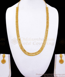 Plain Real Gold Pattern Haram Earring Combo Forming Collection HR2365 Plain Real Gold Pattern Haram Earring Combo Forming Collection HR2365