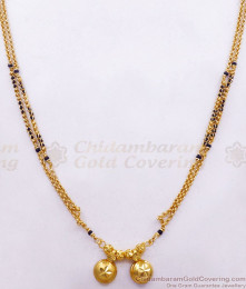 Traditional Black Beaded Mangalsutra Forming Jewelry For Married Women HR2397