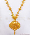 Two Gram Gold Haram Bridal Wear For Women With Earring Combo HR2404