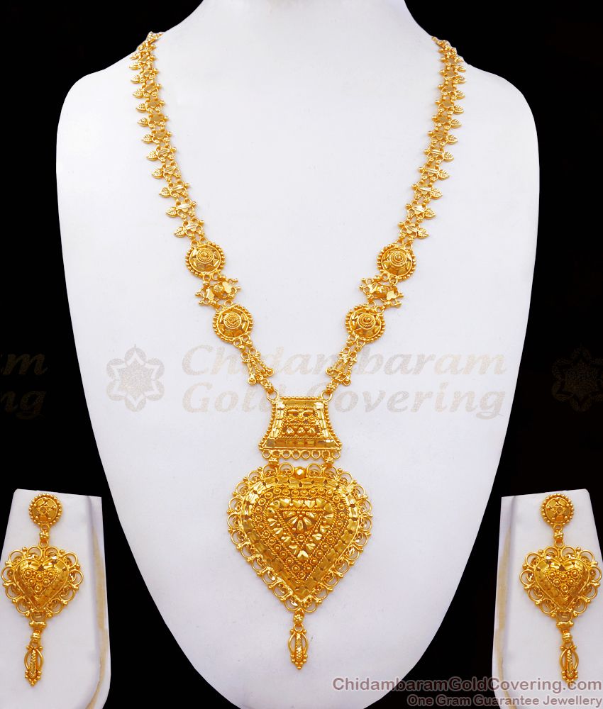 Grand Looking Bridal Forming Haram Earring Combo HR2407