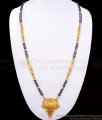 30 Inch Long Two Gram Gold Mangalsutra Haram Bridal Collection HR2413