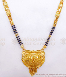 30 Inch Long Gold Mangalsutra Haram 2 Gram Online Jewelry HR2419