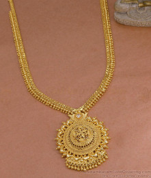 Handcrafted 1 Gram Gold Plated Haram White Stone Collection HR2423