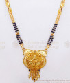 30 Inches Long 2 Gram Gold Meenakari Pattern Forming Mangalsutra Haaram Shop Online HR2450