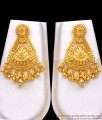 916 Gold Pattern Grand Forming Bridal Haram Necklace Set Online HR2464