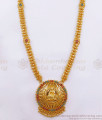One Gram Gold Lakshmi Haram Dollar Type Long Necklace Shop Online HR2469