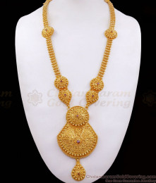 Heavy One Gram Gold Arabic Design Haaram Bridal Jewelry For Women HR2472