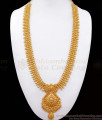 One Gram Gold Haram White Stone Kerala Design Bridal Collection HR2479