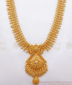 One Gram Gold Haram White Stone Kerala Design Bridal Collection HR2479