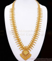 Full Matt Finish Two Gram Gold Mullaipoo Haram Kerala Bridal Jewelry Online HR2485