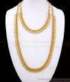 Traditional Gold Kerala Haram Necklace Combo Set Mullai Collections HR2497