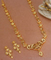 Bridal Wear Gold Haram Srilankan Design Earring Combo Shop Online HR2507