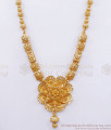 Simple Gold Plated Haram Floral Design Gold Jewelry HR2510