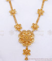 Beautiful One Gram Gold Haram 8 Petal Flower Design HR2513