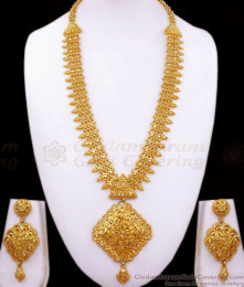 Grand Bridal 2 Gram Gold Haram Earring Forming Combo Set HR2525