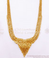 Premium Quality Calcutta Pattern 2 Gram Gold Haram Earring Combo HR2527