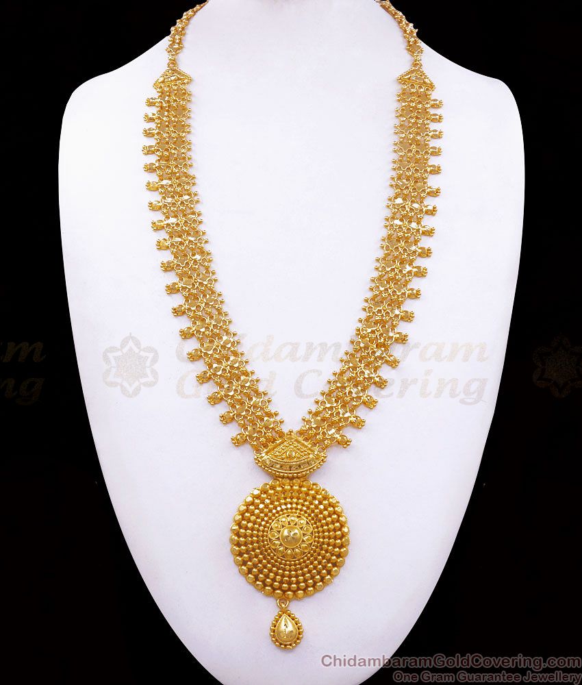 Grand Looking Forming Two Gram Gold Haram Combo Set Shop Online HR2530