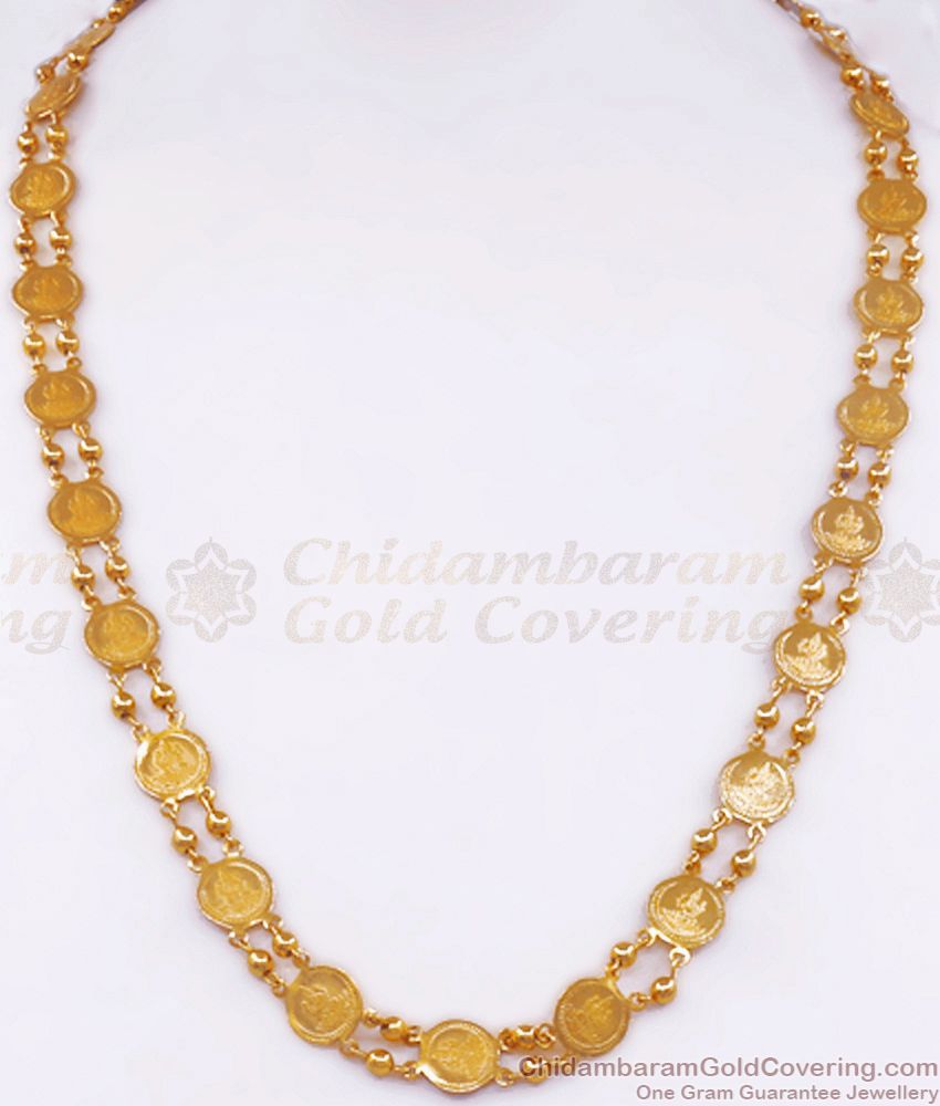 Short Haram Traditional Lakshmi Gold Coin Kasumalai Haram Shop Online HR2542