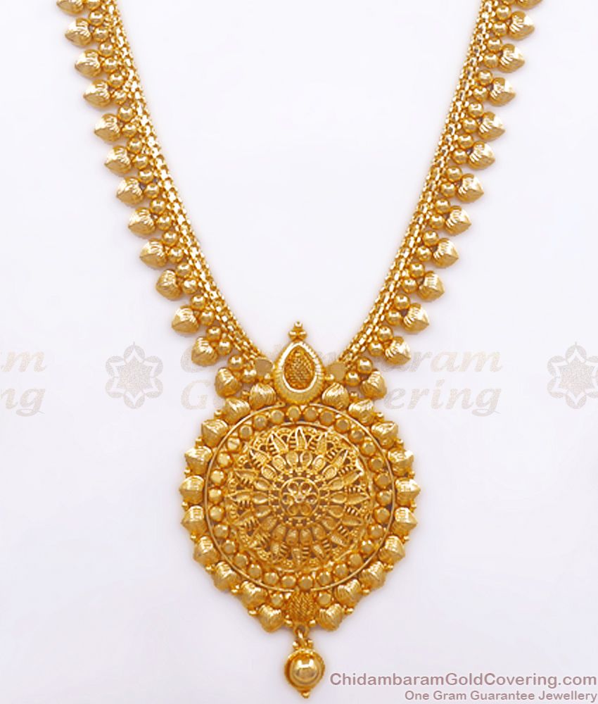 South Indian Gold Plated Haram Bridal Womens Jewelry HR2546