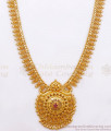 One Gram Gold Haram Ruby Stone Mullaipoo Collections Online HR2550