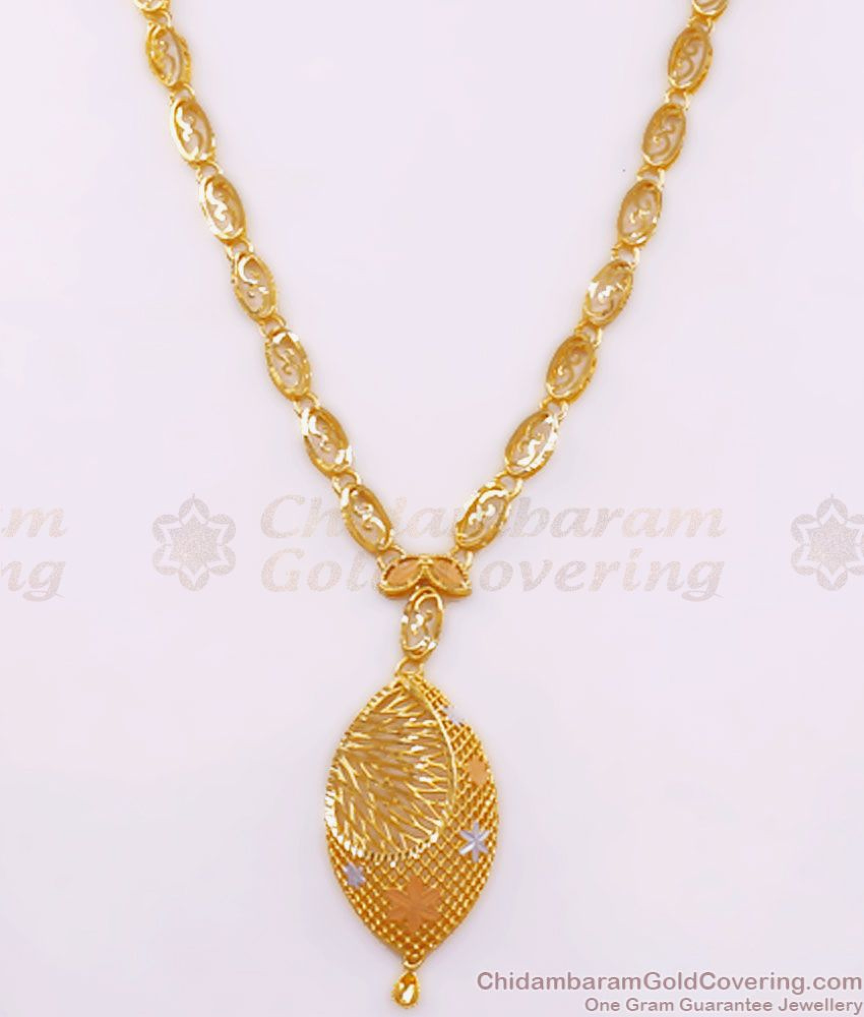 Rhodium Finish 18kt Gold Forming Gold Haram Earring Combo Enamel