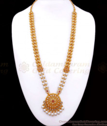 Unique Pearl Haram Design With Polki Stone Bridal Collections HR2567 Unique Pearl Haram Design With Polki Stone Bridal Collections HR2567