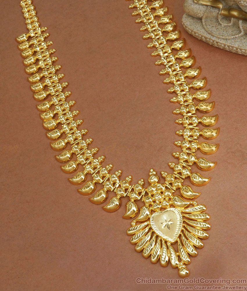 Kerala Bridal 1 Gram Gold Haram Designs Shop Online HR2580