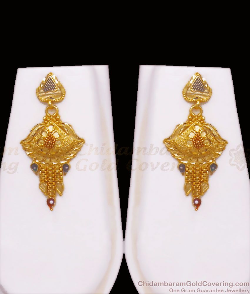 Long Bridal Forming Haram Enamel Design 2 Gram Gold Jewelry Collection HR2592