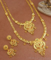 Full Bridal Set Two Gram Gold Haram Necklace Collections For Womens HR2593