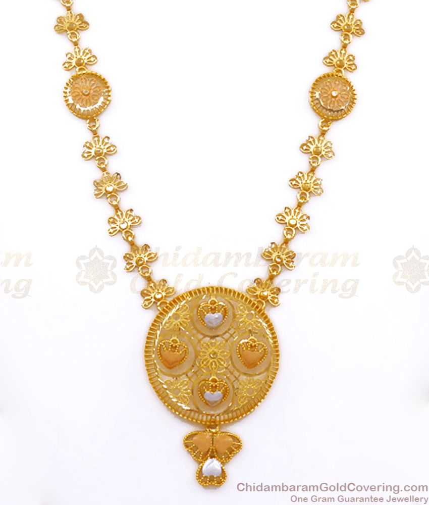 Stylish Enamel Pattern Forming Gold Haram Earrings Combo Shop Online HR2601