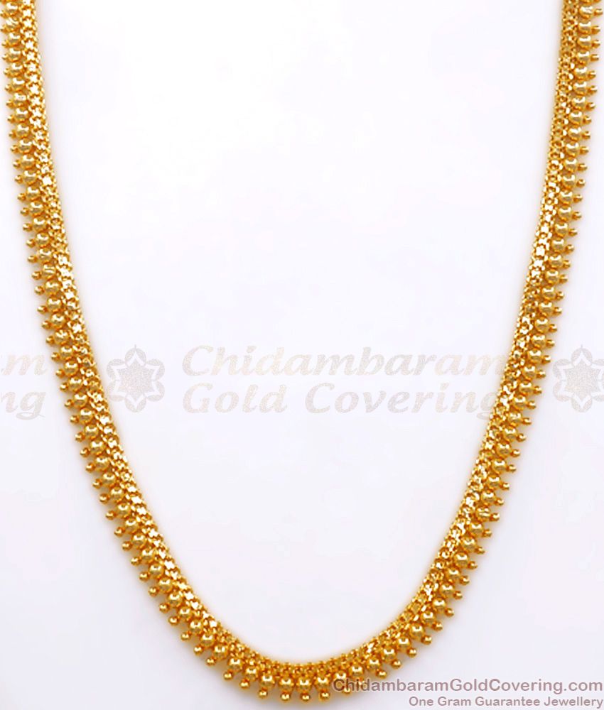 Mullaimottu Design One Gram Gold Beads Haram Traditional Jewelry Shop Online HR2605
