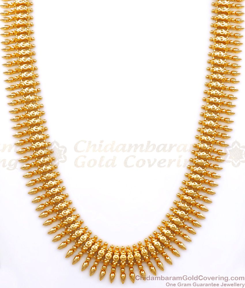 Buy 1 Gram Gold Haram Mullaipoo Designs Kerala Bridal Jewelry Collections Online HR2607