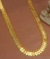 30 Inches Long Lakshmi Coin Leaf Gold Haram Designs Shop Online HR2609