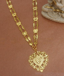 Heart Shaped One Gram Gold Governor Malai Haram Shop Online HR2625