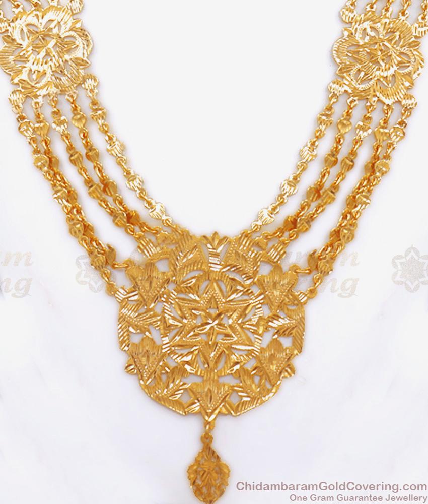 30 Inches Long Bridal Haram Islamic Pirai Governor Malai Shop Online HR2634