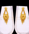 Kolkata Pattern Two Gram Gold Haram Earring Combo Floral Designs Shop Online HR2669