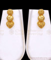 Latest Arabic Pattern 2 Gram Gold Haram Earring Combo Bridal Collections HR2678