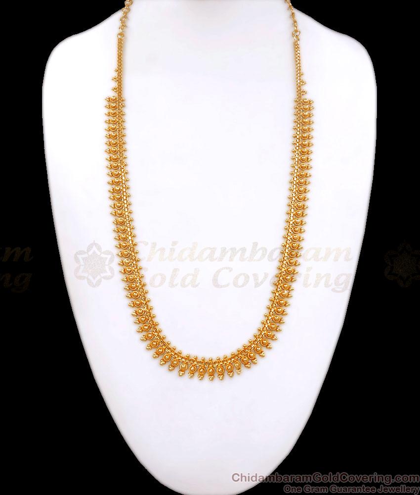 Buy Traditional Gold Kerala Haram Mullai Poo Collections Online HR2685